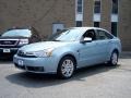 2009 Light Ice Blue Metallic Ford Focus SEL Sedan  photo #1