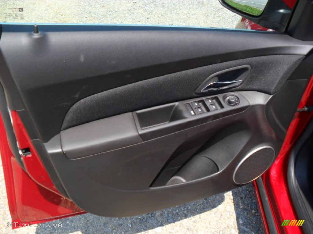 2012 Chevrolet Cruze Eco Jet Black Door Panel Photo #53383574