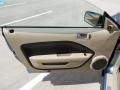 Light Parchment 2006 Ford Mustang V6 Premium Coupe Door Panel