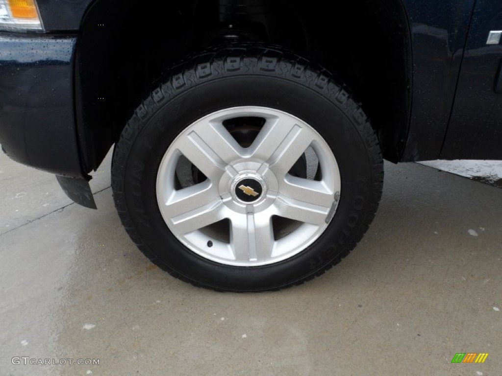 2008 Silverado 1500 LT Crew Cab - Dark Blue Metallic / Ebony photo #12