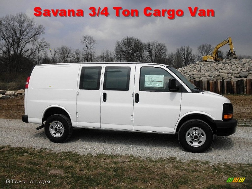 2011 Savana Van 2500 Cargo - Summit White / Medium Pewter photo #1