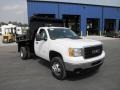 2011 Summit White GMC Sierra 3500HD Work Truck Regular Cab Chassis Dump Truck  photo #2