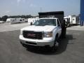 Summit White - Sierra 3500HD Work Truck Regular Cab Chassis Dump Truck Photo No. 3