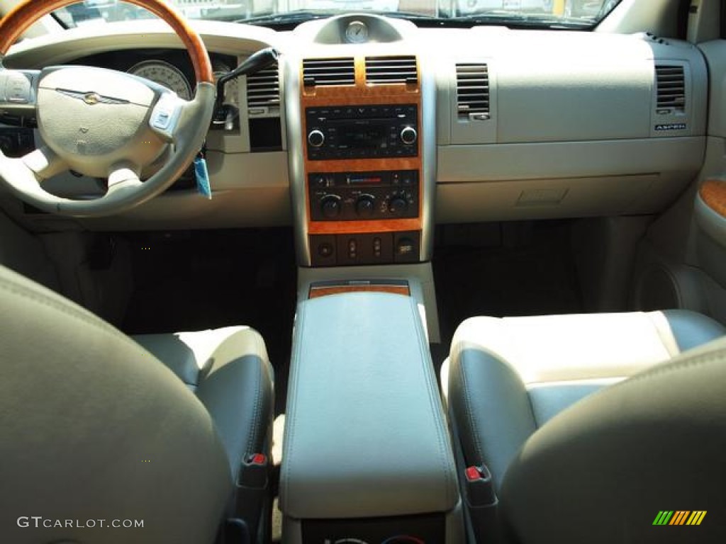 2008 Chrysler Aspen Limited Light Graystone Dashboard Photo #53387072