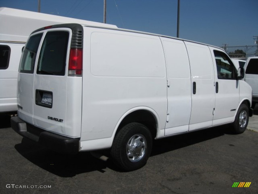 Summit White 2000 Chevrolet Express G1500 Commercial Exterior Photo #53387234