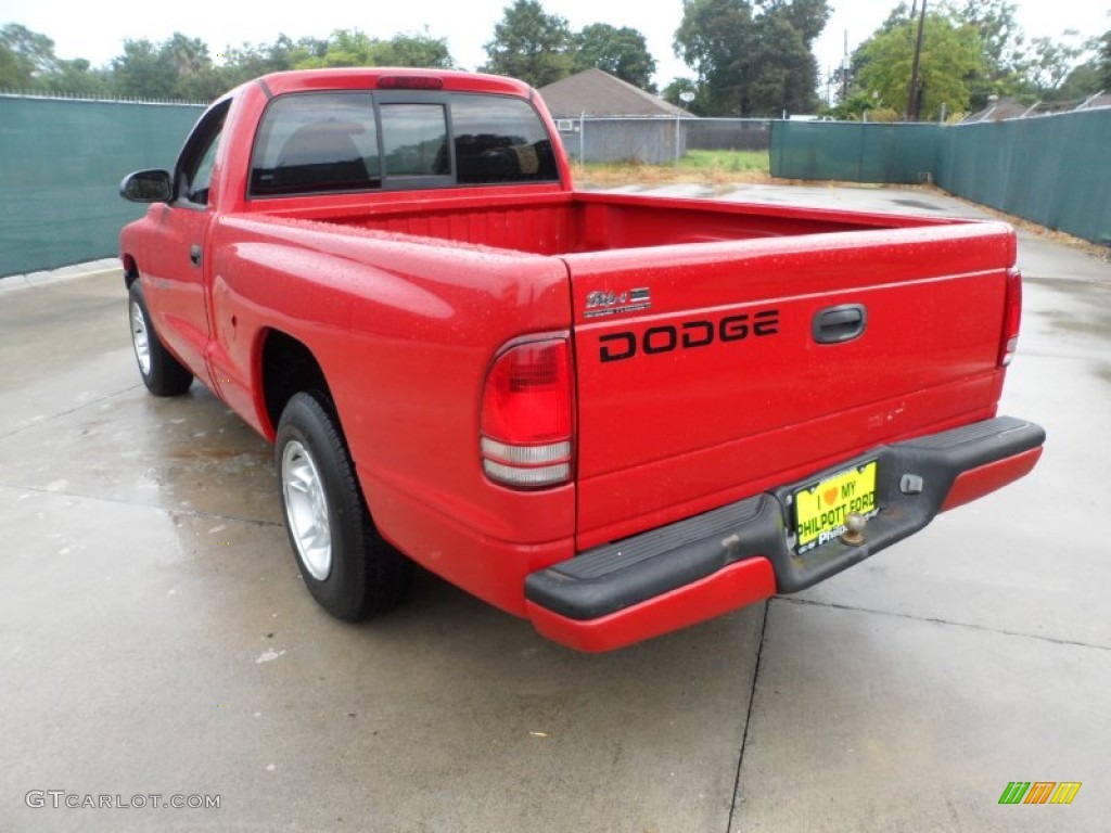 1997 Dakota Sport Regular Cab - Flame Red / Agate photo #5