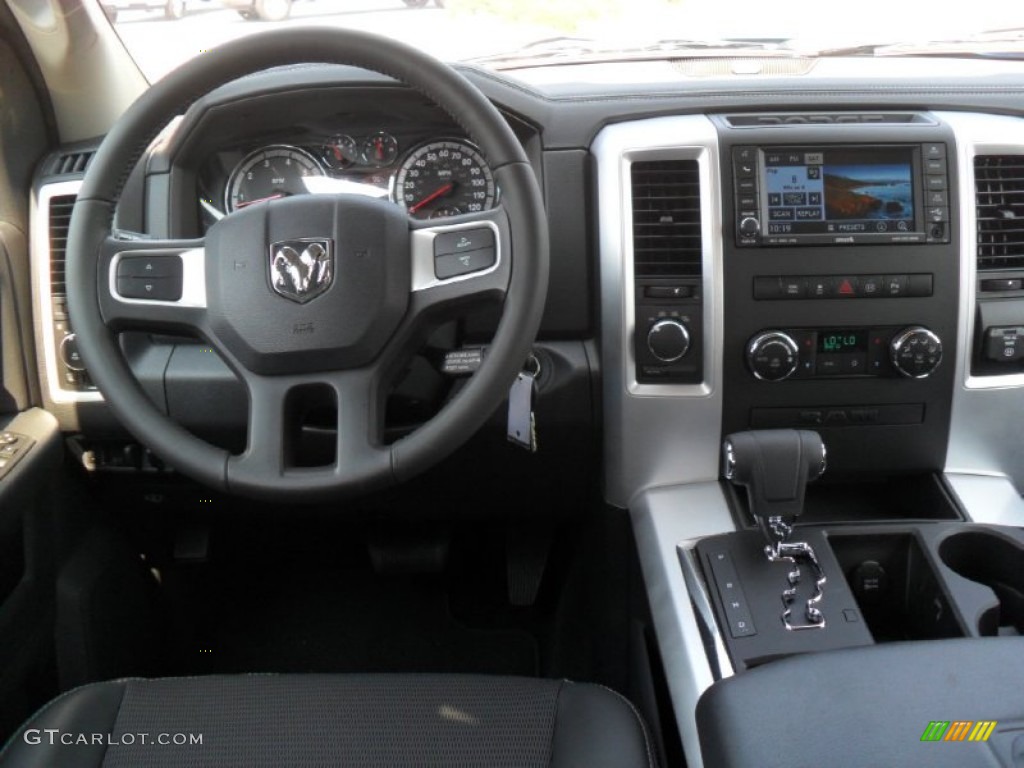 2011 Ram 1500 Sport Crew Cab 4x4 - Deep Water Blue Pearl / Dark Slate Gray photo #17