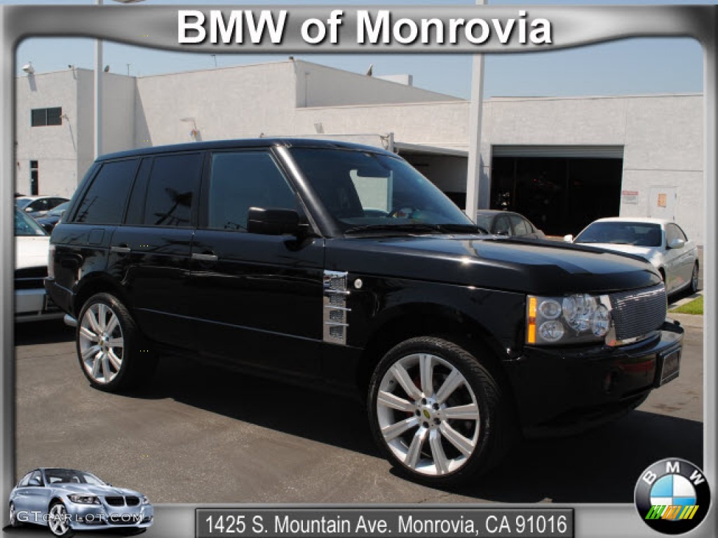 2006 Range Rover Supercharged - Java Black Pearl / Charcoal/Jet photo #1