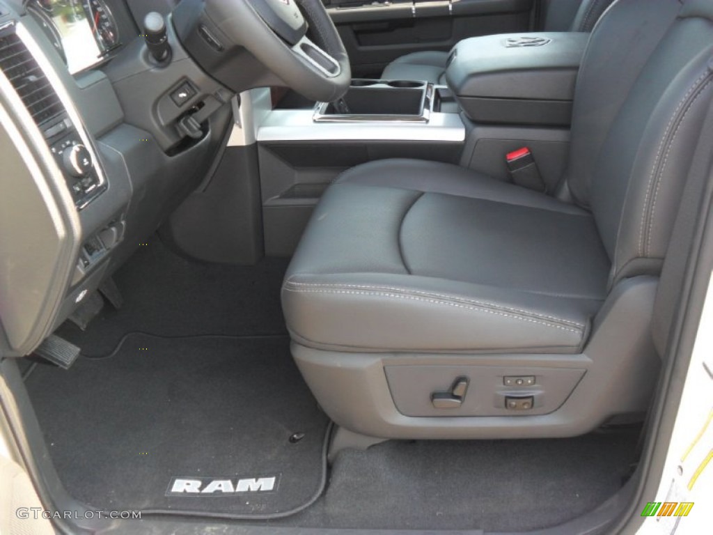 Dark Slate Interior 2012 Dodge Ram 2500 HD Laramie Mega Cab 4x4 Photo #53388968