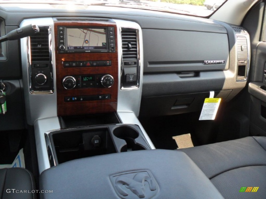 2012 Dodge Ram 2500 HD Laramie Mega Cab 4x4 Dark Slate Dashboard Photo #53389136