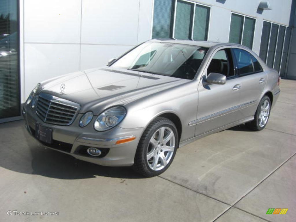 2007 E 350 4Matic Sedan - Pewter Metallic / Black photo #1