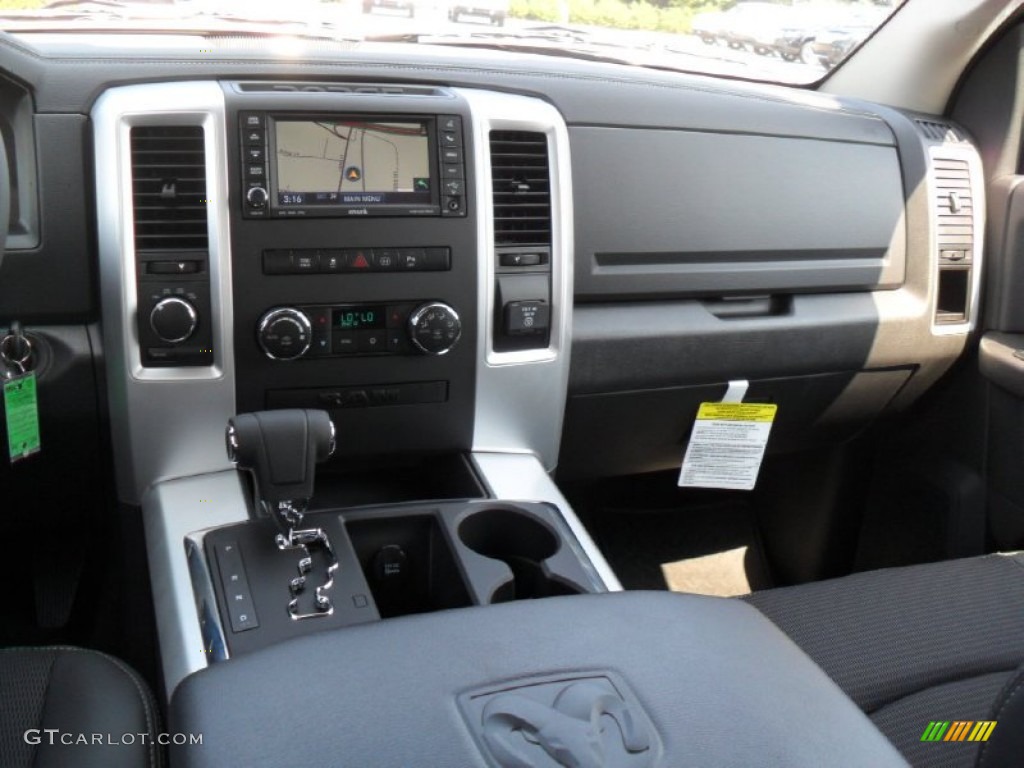 2012 Dodge Ram 1500 Sport Crew Cab 4x4 Dark Slate Gray Dashboard Photo #53389532