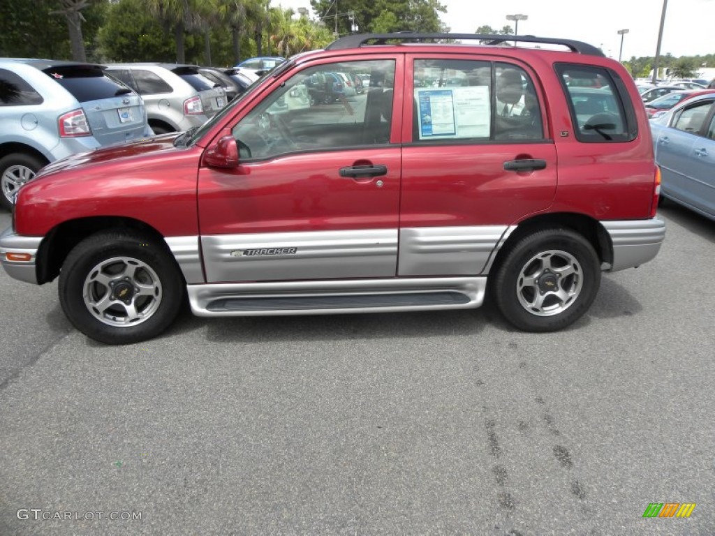 Sunset Red Metallic 2001 Chevrolet Tracker LT Hardtop Exterior Photo #53389565