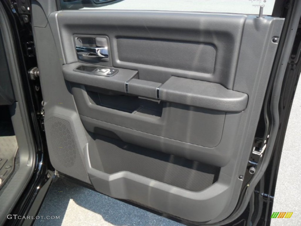 2012 Dodge Ram 1500 Sport Crew Cab 4x4 Dark Slate Gray Door Panel Photo #53389619