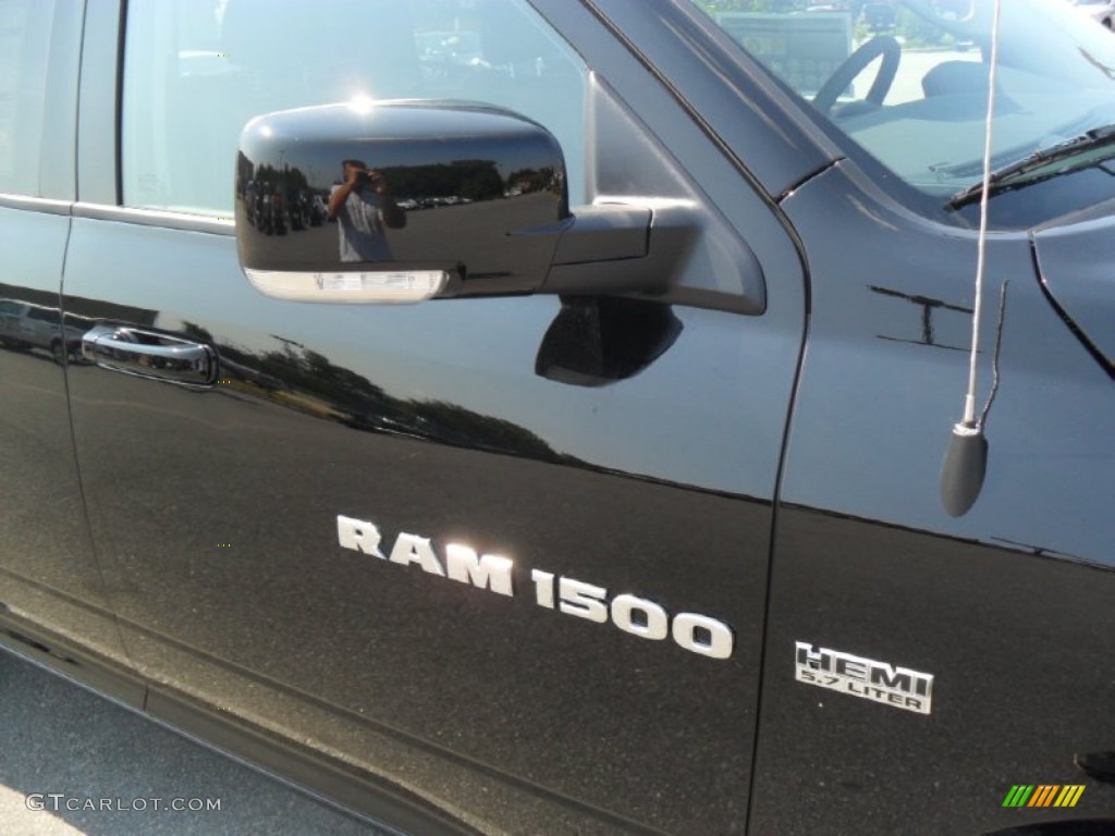 2012 Ram 1500 Sport Crew Cab 4x4 - Black / Dark Slate Gray photo #22
