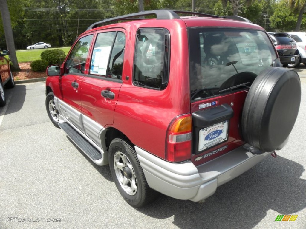 2001 Tracker LT Hardtop - Sunset Red Metallic / Medium Gray photo #15