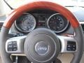 Dark Frost Beige/Light Frost Beige 2012 Jeep Grand Cherokee Overland Steering Wheel