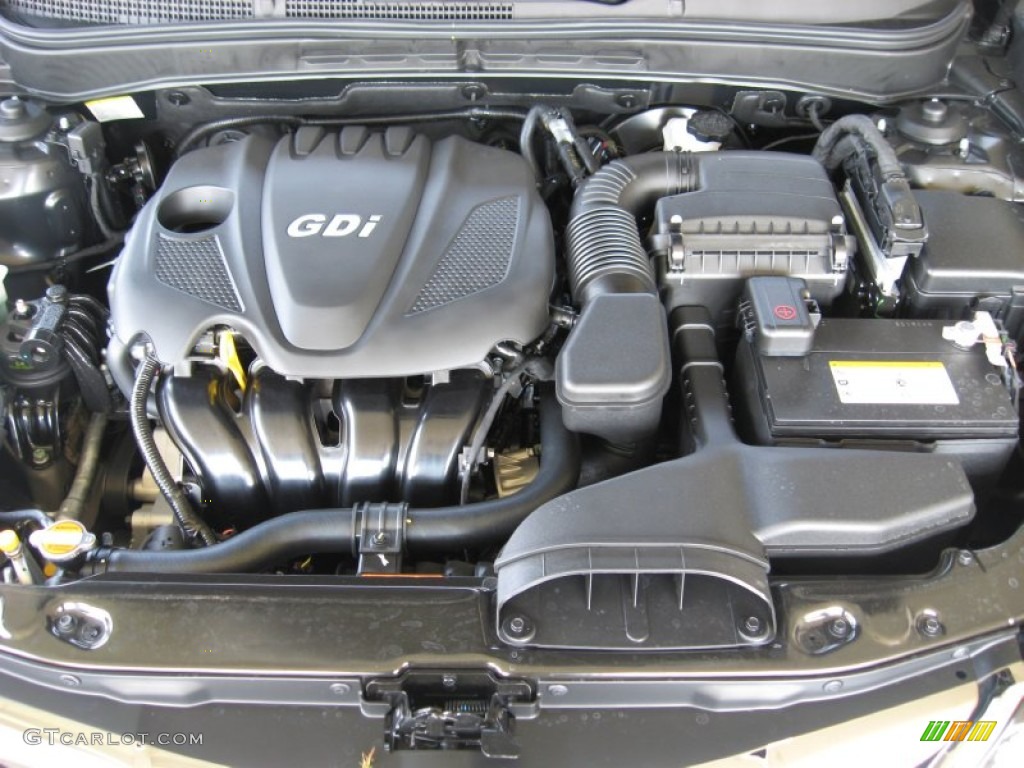 2012 Hyundai Sonata Limited 2.4 Liter GDI DOHC 16-Valve D-CVVT 4 Cylinder Engine Photo #53390579