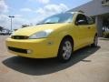 2002 Egg Yolk Yellow Ford Focus ZX3 Coupe  photo #7