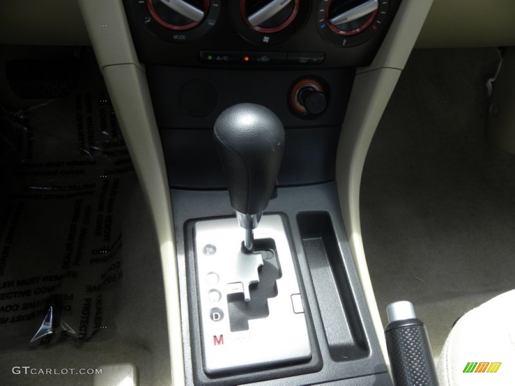 2007 MAZDA3 i Sport Sedan - Ice Blue Metallic / Beige photo #19