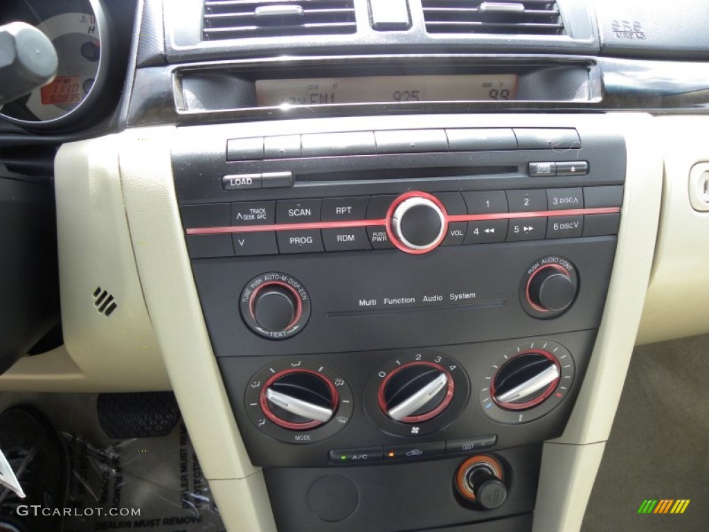 2007 MAZDA3 i Sport Sedan - Ice Blue Metallic / Beige photo #20