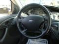 Dark Charcoal 2002 Ford Focus ZX3 Coupe Steering Wheel