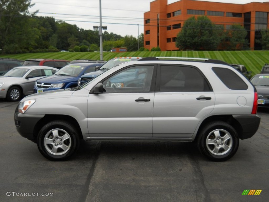 Steel Silver 2006 Kia Sportage LX Exterior Photo #53392868