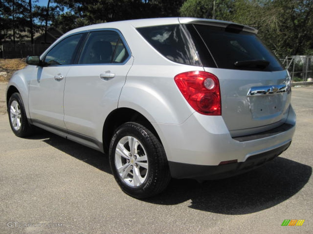 2010 Equinox LS - Silver Ice Metallic / Jet Black/Light Titanium photo #2