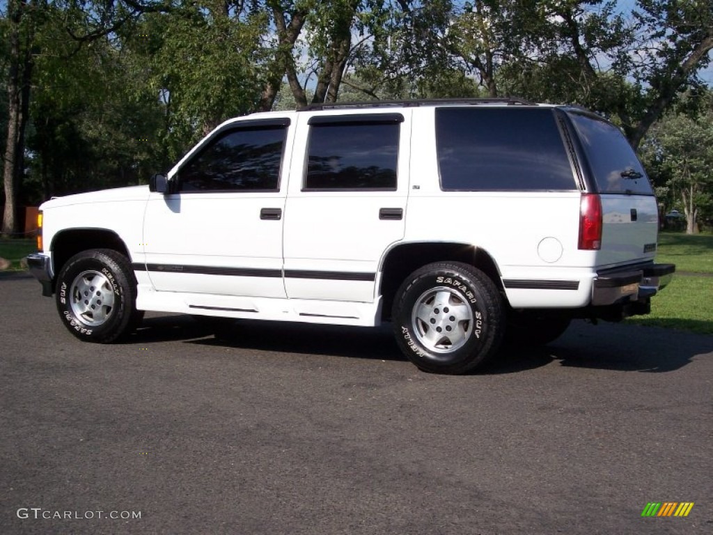 Summit White 1995 Chevrolet Tahoe LT 4x4 Exterior Photo #53393483