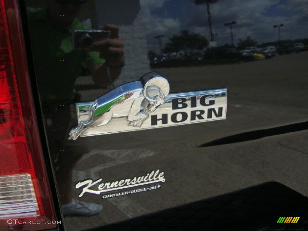 2009 Ram 1500 Big Horn Edition Crew Cab 4x4 - Brilliant Black Crystal Pearl / Dark Slate/Medium Graystone photo #32