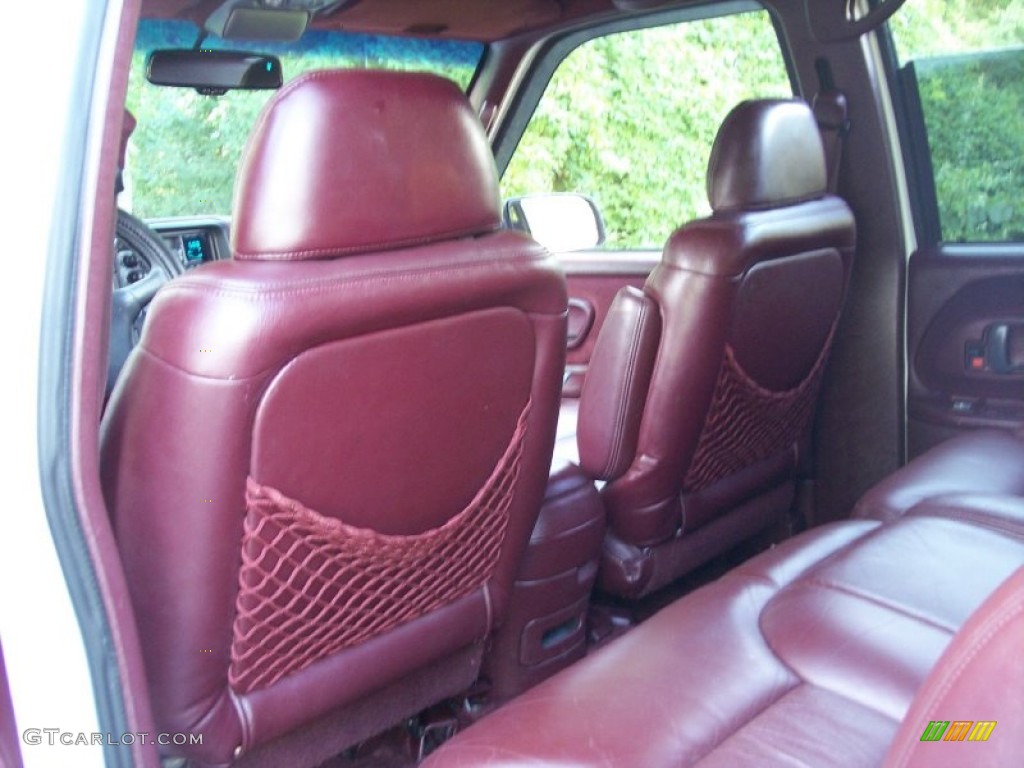 Burgundy Interior 1995 Chevrolet Tahoe LT 4x4 Photo #53393822