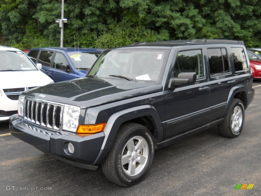 2008 Commander Sport 4x4 - Steel Blue Metallic / Dark Slate Gray photo #1