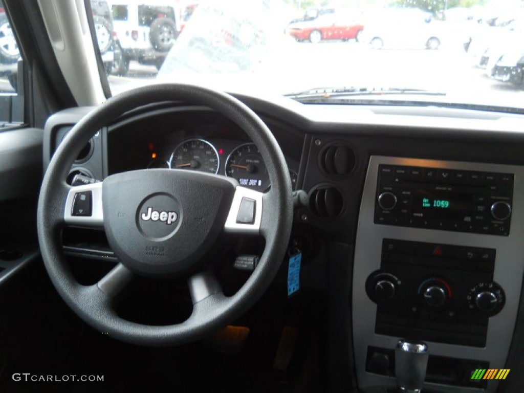 2008 Commander Sport 4x4 - Steel Blue Metallic / Dark Slate Gray photo #4