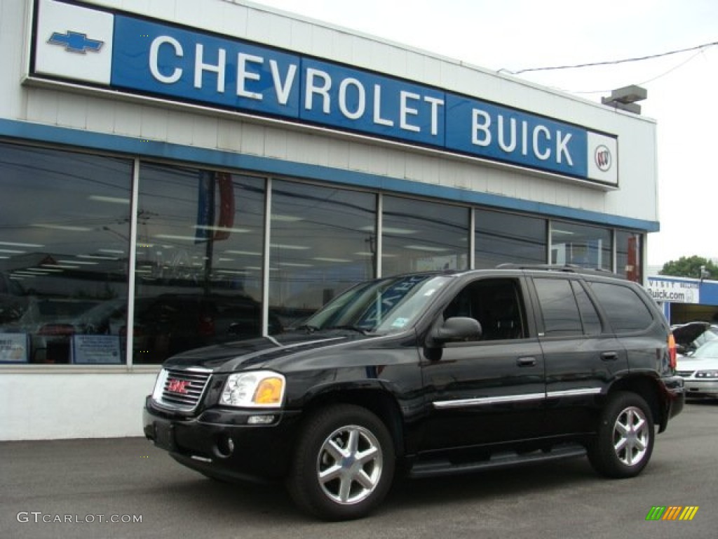 2008 Envoy SLT 4x4 - Onyx Black / Ebony photo #1