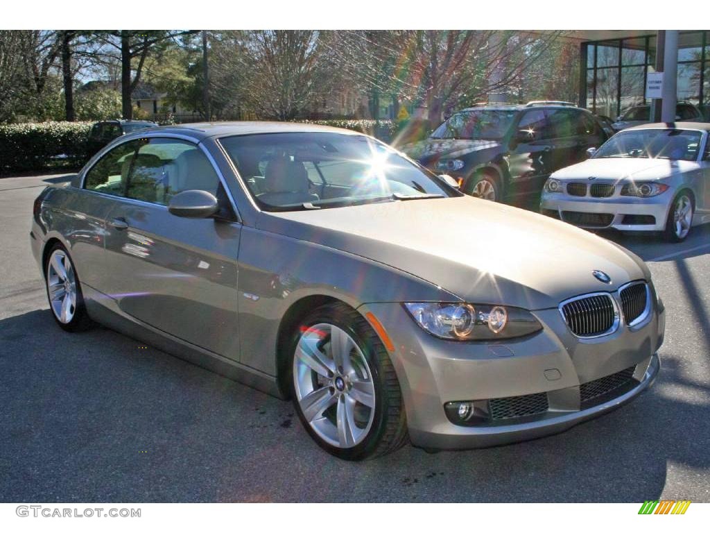 2007 3 Series 335i Convertible - Platinum Bronze Metallic / Cream Beige photo #1