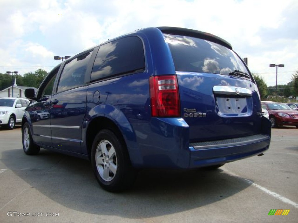 2010 Grand Caravan SXT - Deep Water Blue Pearl Coat / Dark Slate Gray/Light Shale photo #5