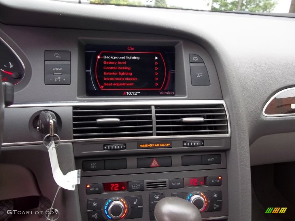 2006 A6 3.2 quattro Sedan - Oyster Grey Metallic / Platinum photo #12