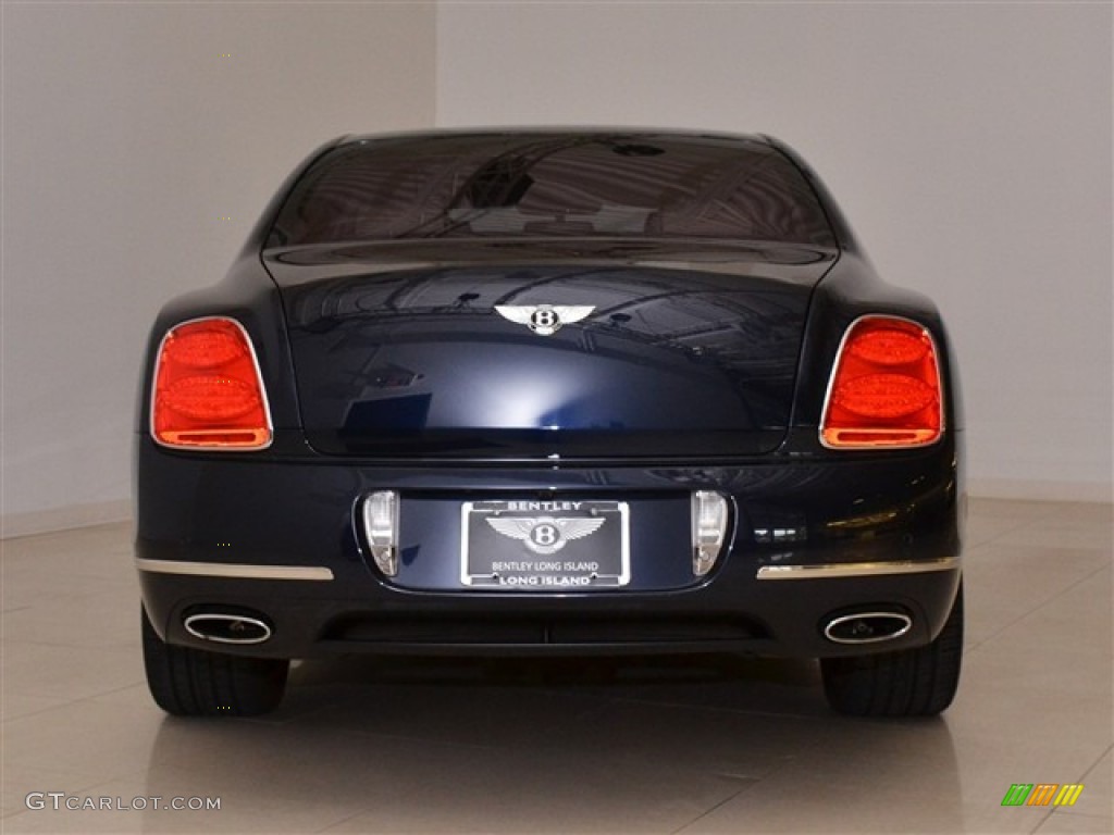 2009 Continental Flying Spur  - Dark Sapphire / Magnolia/Imperial Blue photo #6