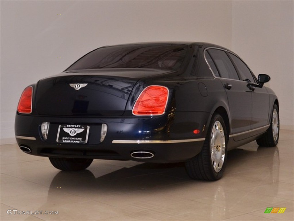 2009 Continental Flying Spur  - Dark Sapphire / Magnolia/Imperial Blue photo #7
