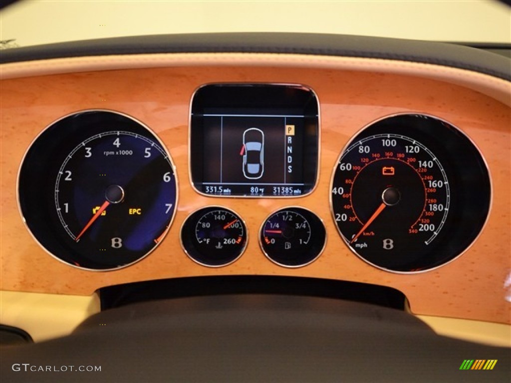 2009 Bentley Continental Flying Spur Standard Continental Flying Spur Model Gauges Photo #53397683