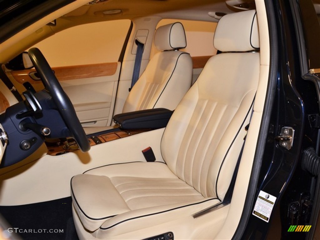 Magnolia/Imperial Blue Interior 2009 Bentley Continental Flying Spur Standard Continental Flying Spur Model Photo #53397710