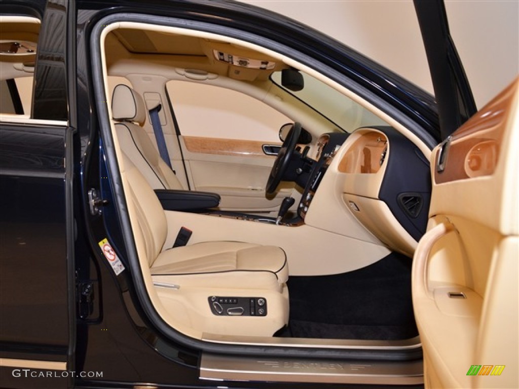 Magnolia/Imperial Blue Interior 2009 Bentley Continental Flying Spur Standard Continental Flying Spur Model Photo #53397734