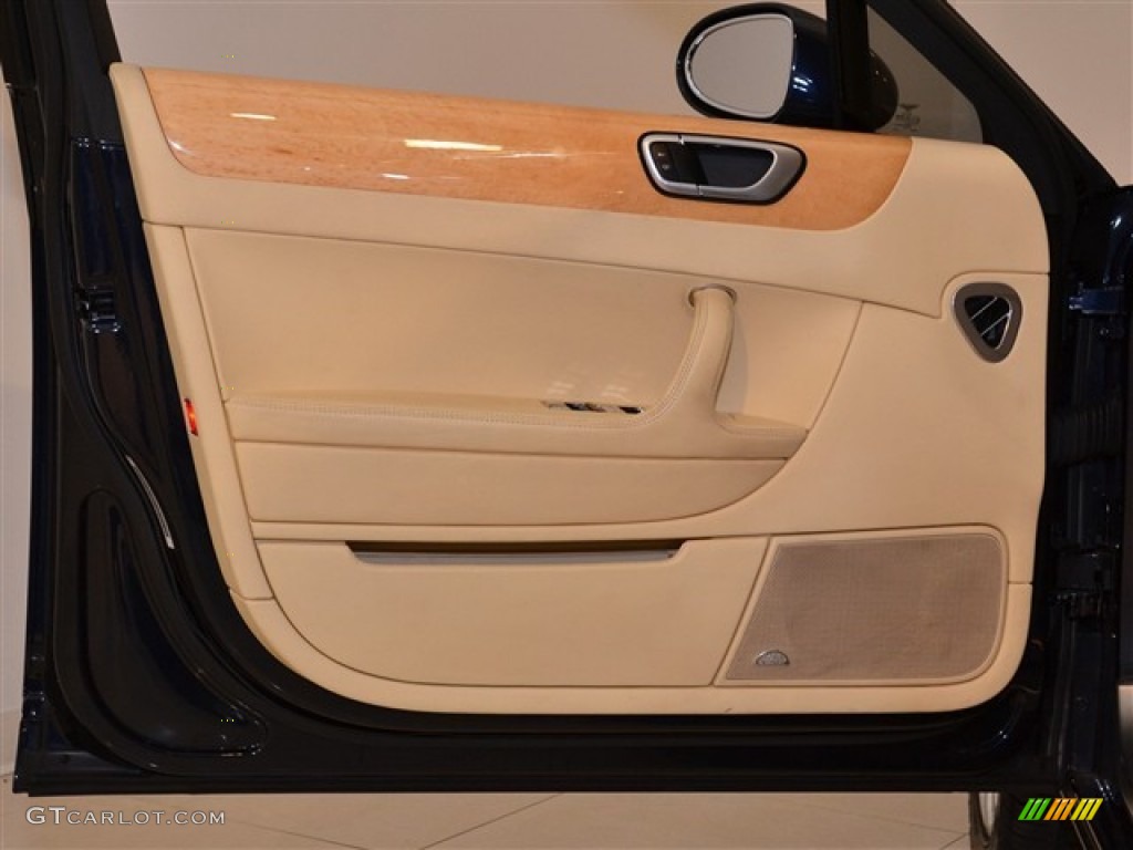 2009 Bentley Continental Flying Spur Standard Continental Flying Spur Model Magnolia/Imperial Blue Door Panel Photo #53397821