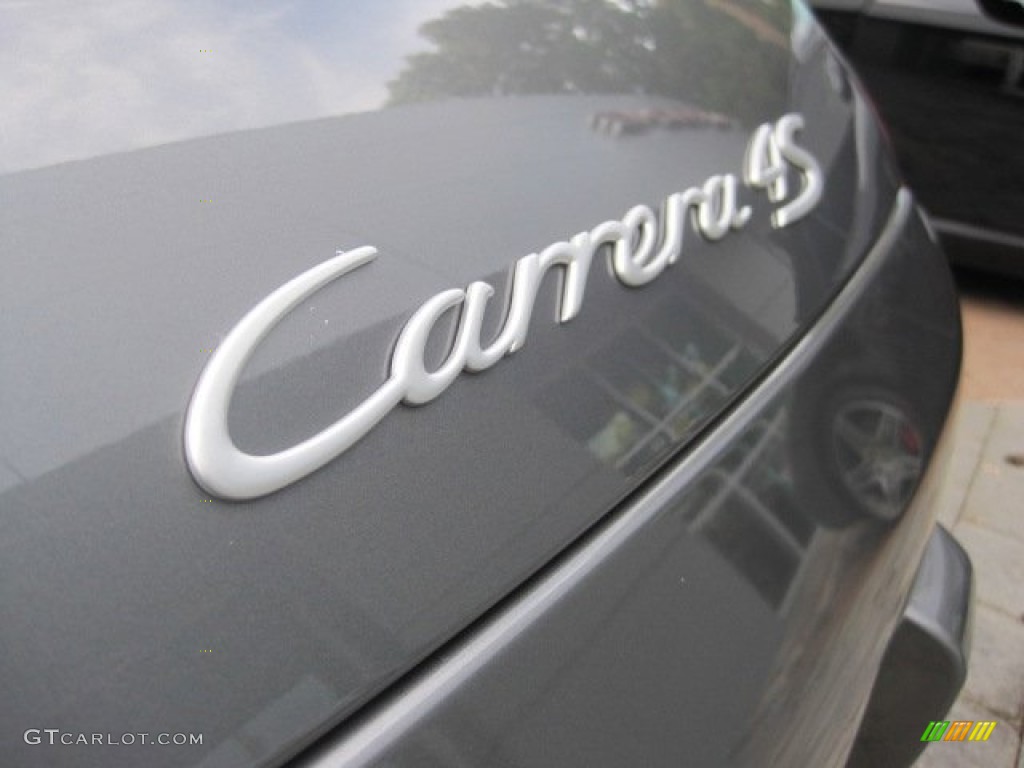 2008 911 Carrera 4S Coupe - Meteor Grey Metallic / Black photo #9