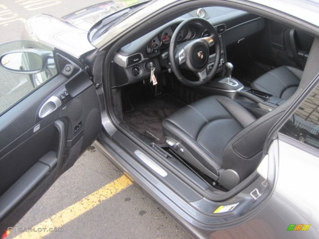 2008 911 Carrera 4S Coupe - Meteor Grey Metallic / Black photo #11