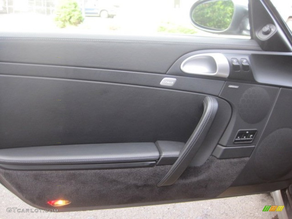 2008 911 Carrera 4S Coupe - Meteor Grey Metallic / Black photo #12