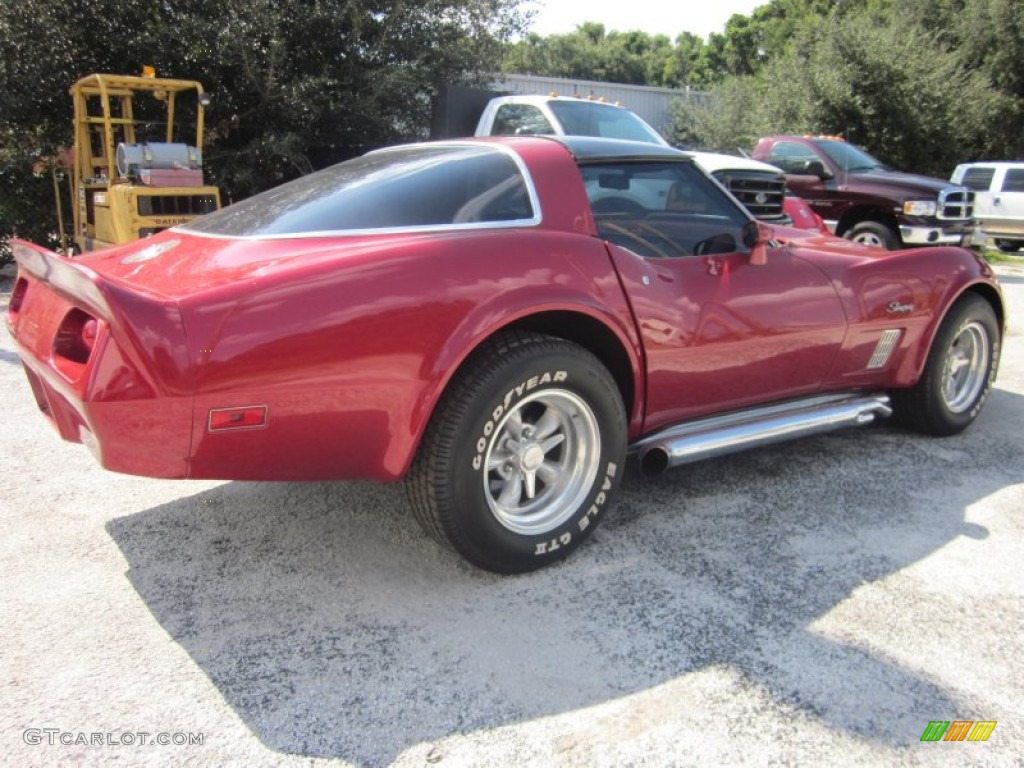 1982 Corvette Coupe - Dark Claret Red / Dark Red photo #10