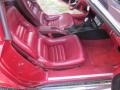 Dark Red Interior Photo for 1982 Chevrolet Corvette #53398484
