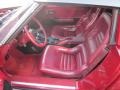 Dark Red Interior Photo for 1982 Chevrolet Corvette #53398496