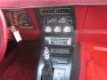 Controls of 1982 Corvette Coupe